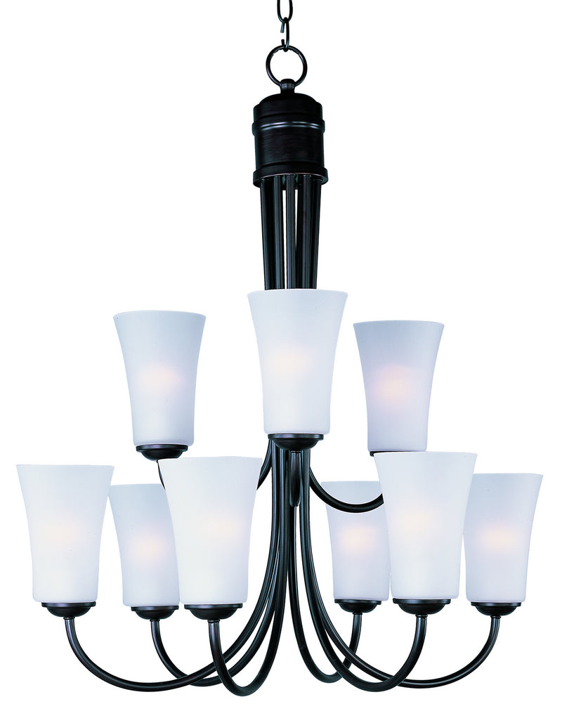 Maxim 10046FTOI Logan Nine Light Chandelier, Oil Rubbed Bronze Main Image.jpg