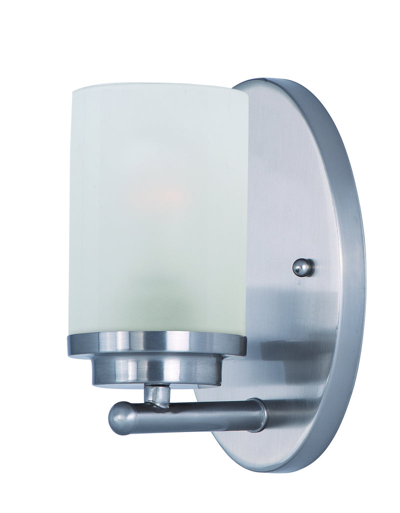 Maxim 10211FTSN Corona One Light Bath Vanity, Satin Nickel Main Image.jpg