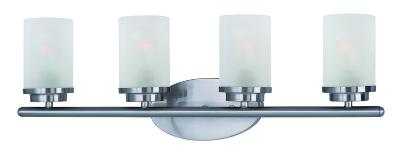 Maxim 10214FTSN Corona Four Light Bath Vanity, Satin Nickel Main Image.jpg