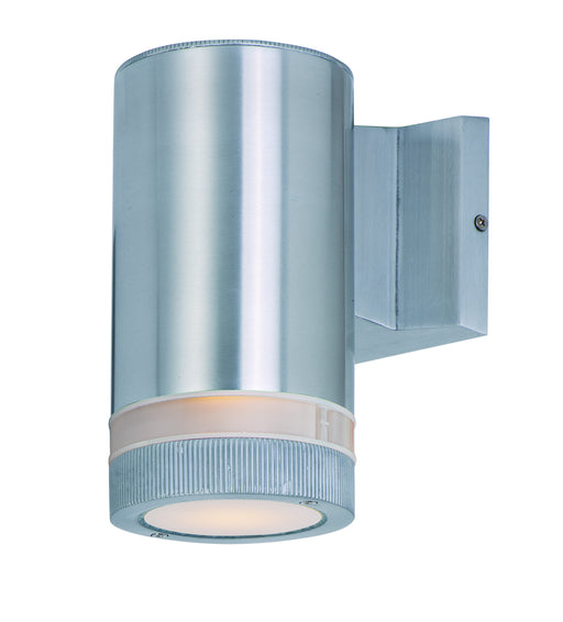 Maxim 6110AL Lightray One Light Outdoor Wall Lantern, Brushed Aluminum Main Image.jpg