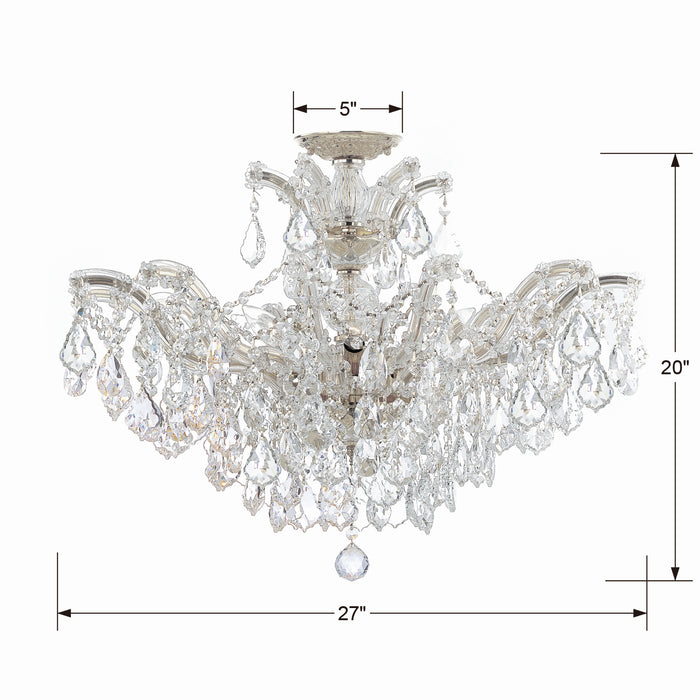 Crystorama 4439-CH-CL-MWP_CEILING Maria Theresa Six Light Semi Flush Mount Polished Chrome Alternate Image 2.jpg