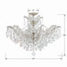 Crystorama 4439-CH-CL-MWP_CEILING Maria Theresa Six Light Semi Flush Mount Polished Chrome Alternate Image 2.jpg