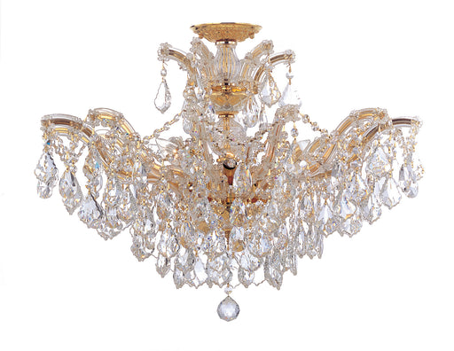Crystorama 4439-GD-CL-S_CEILING Maria Theresa Six Light Semi Flush Mount Gold Main Image.jpg