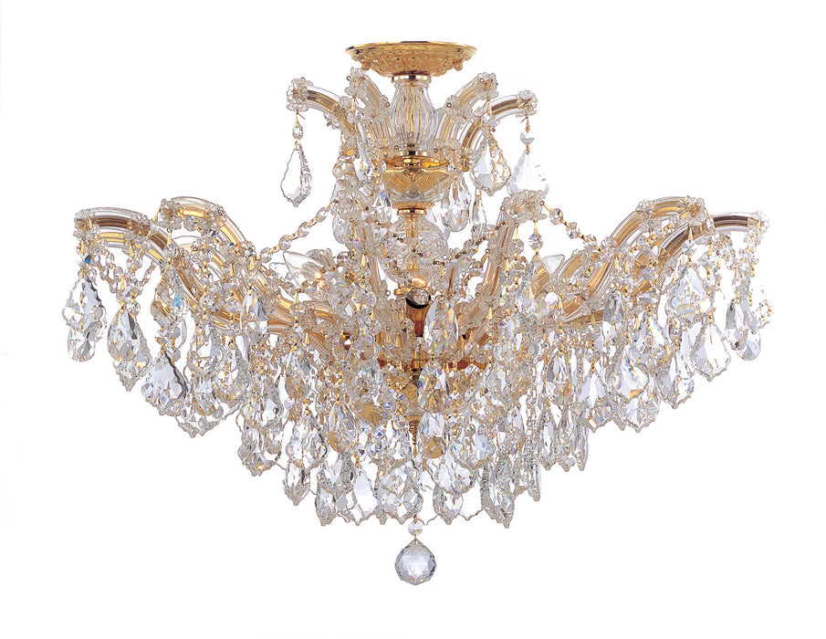 Crystorama 4439-GD-CL-S_CEILING Maria Theresa Six Light Semi Flush Mount Gold Main Image.jpg