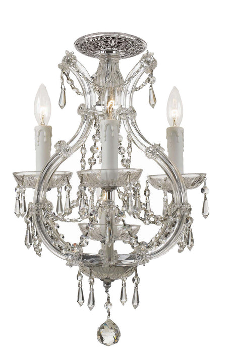 Crystorama 4473-CH-CL-S_CEILING Maria Theresa Four Light Semi Flush Mount Polished Chrome Main Image.jpg