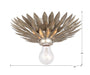Crystorama 500-SA Broche One Light Wall Sconce Antique Silver Alternate Image 4.jpg