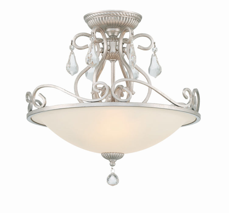 Crystorama 5010-OS-CL-MWP Ashton Three Light Semi Flush Mount Olde Silver Main Image.jpg