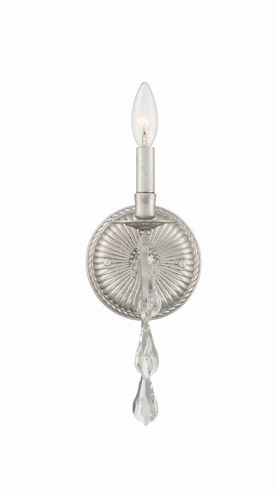 Crystorama 5011-OS-CL-MWP Ashton One Light Wall Sconce Olde Silver Alternate Image 4.jpg