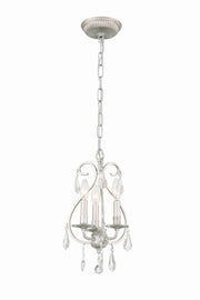 Crystorama 5013-OS-CL-MWP Ashton Three Light Mini Chandelier Olde Silver Main Image.jpg
