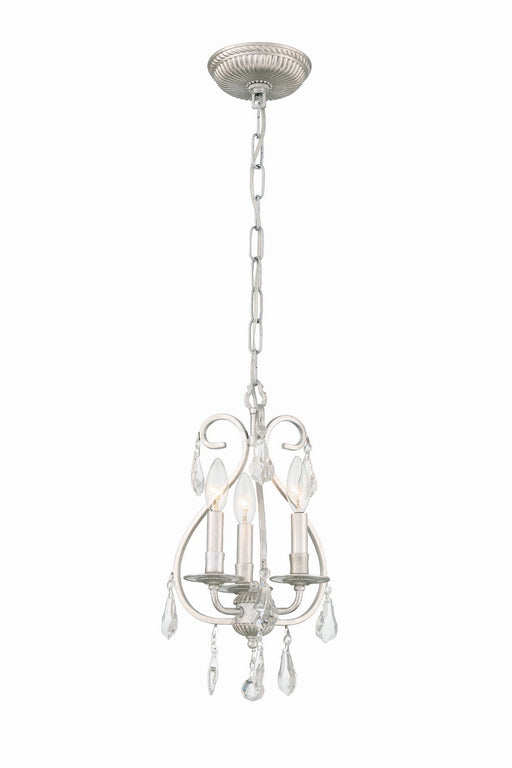 Crystorama 5013-OS-CL-MWP Ashton Three Light Mini Chandelier Olde Silver Main Image.jpg