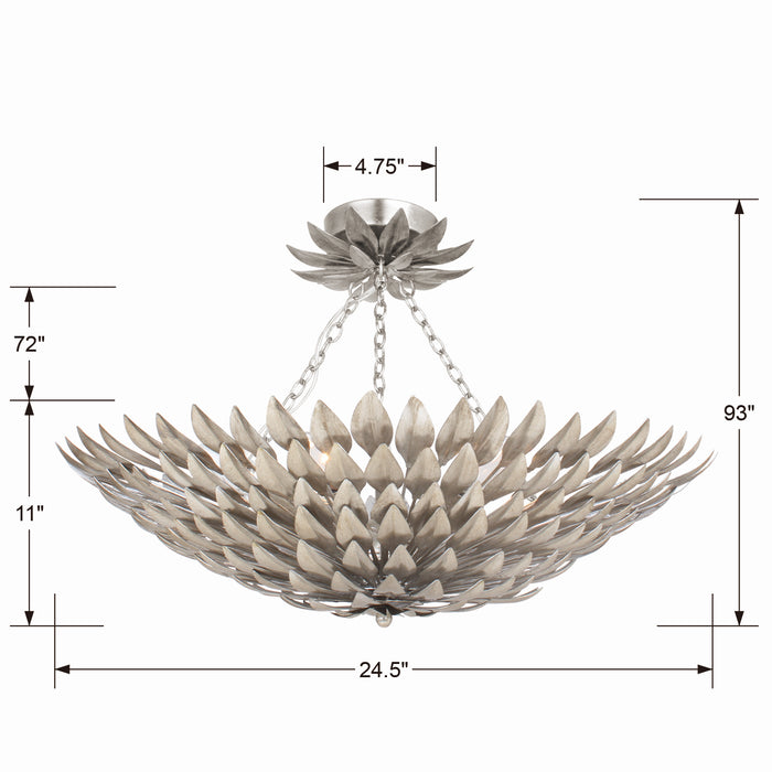 Crystorama 517-SA_CEILING Broche Six Light Semi Flush Mount Antique Silver Alternate Image.jpg