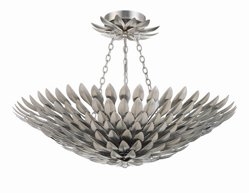 Crystorama 517-SA_CEILING Broche Six Light Semi Flush Mount Antique Silver Main Image.jpg