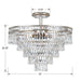Crystorama 5264-OS-CL-MWP_CEILING Mercer Seven Light Semi Flush Mount Olde Silver Alternate Image 2.jpg