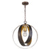 Crystorama 580-EB-GA Luna One Light Mini Chandelier English Bronze / Antique Gold Alternate Image.jpg