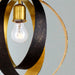 Crystorama 580-EB-GA Luna One Light Mini Chandelier English Bronze / Antique Gold Alternate Image 2.jpg