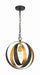 Crystorama 580-EB-GA Luna One Light Mini Chandelier English Bronze / Antique Gold Main Image.jpg