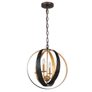 Crystorama 584-EB-GA Luna Four Light Mini Chandelier English Bronze / Antique Gold Alternate Image.jpg