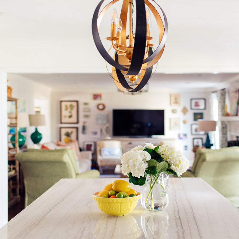 Crystorama 584-EB-GA Luna Four Light Mini Chandelier English Bronze / Antique Gold Alternate Image 4.jpg