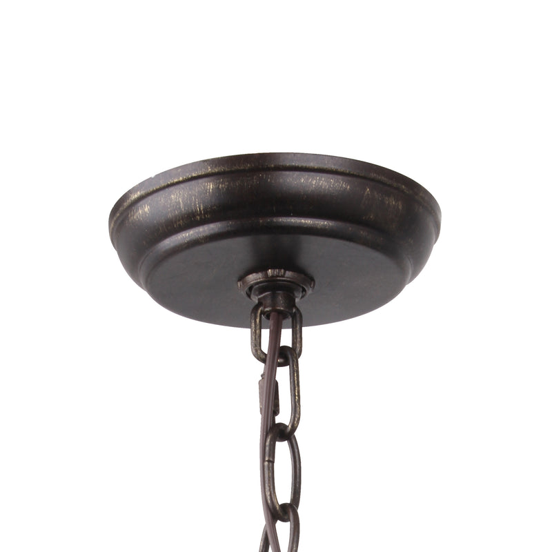 Crystorama 585-EB-GA Luna Six Light Chandelier English Bronze / Antique Gold Alternate Image 2.jpg