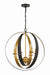 Crystorama 585-EB-GA Luna Six Light Chandelier English Bronze / Antique Gold Alternate Image 4.jpg