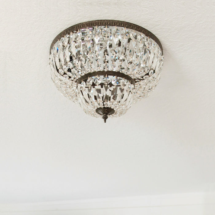 Crystorama 718-EB-CL-MWP Ceiling Mount Four Light Flush Mount English Bronze Alternate Image 2.jpg