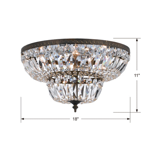 Crystorama 718-EB-CL-S Ceiling Mount Four Light Flush Mount English Bronze Alternate Image.jpg