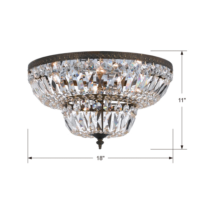 Crystorama 718-EB-CL-S Ceiling Mount Four Light Flush Mount English Bronze Alternate Image.jpg