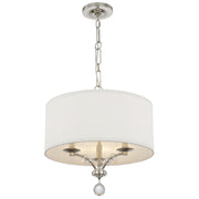 Crystorama 8005-PN Mirage Three Light Mini Chandelier Polished Nickel Alternate Image.jpg