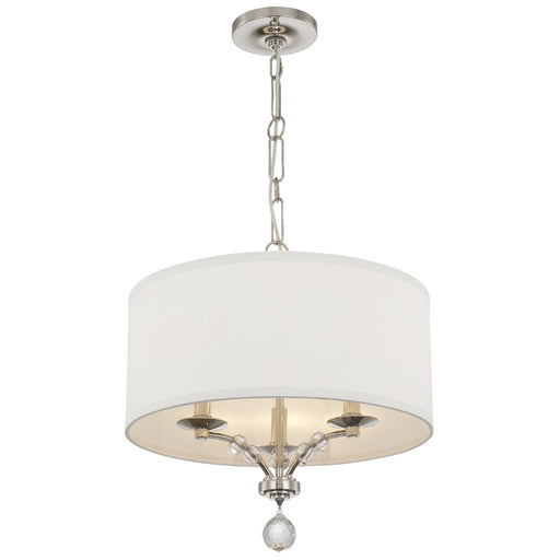 Crystorama 8005-PN Mirage Three Light Mini Chandelier Polished Nickel Alternate Image.jpg