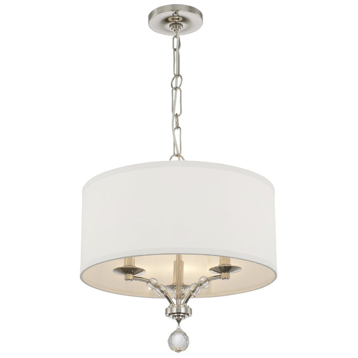 Crystorama 8005-PN Mirage Three Light Mini Chandelier Polished Nickel Alternate Image.jpg
