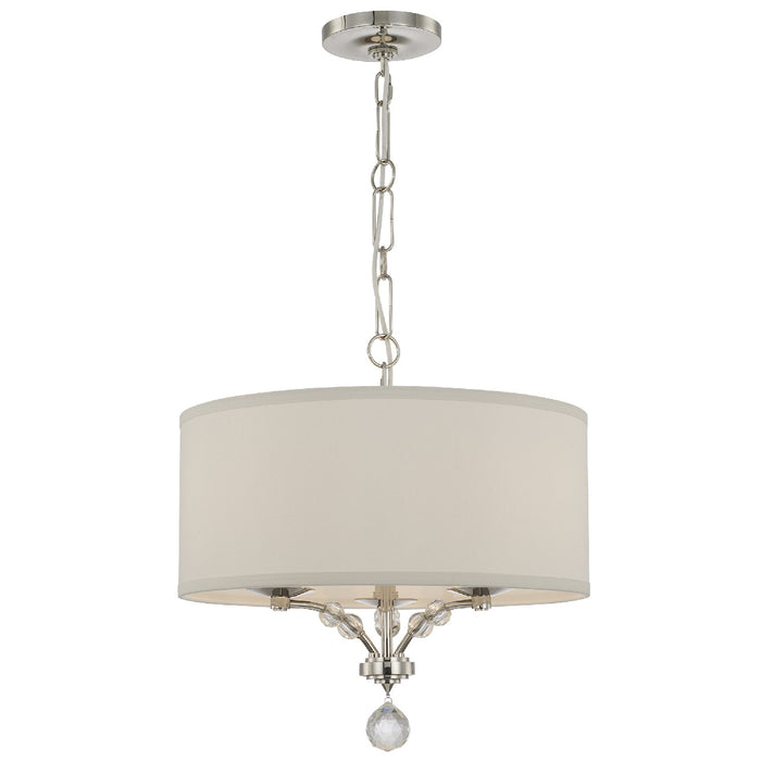Crystorama 8005-PN Mirage Three Light Mini Chandelier Polished Nickel Alternate Image 4.jpg