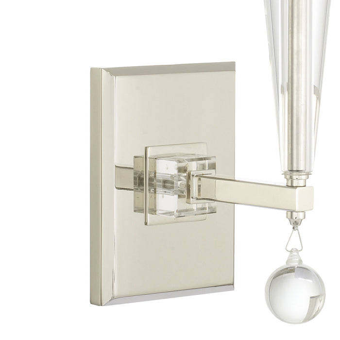 Crystorama 8101-PN Paxton One Light Wall Sconce Polished Nickel Alternate Image 2.jpg