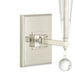 Crystorama 8101-PN Paxton One Light Wall Sconce Polished Nickel Alternate Image 2.jpg
