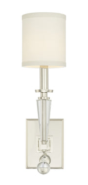 Crystorama 8101-PN Paxton One Light Wall Sconce Polished Nickel Alternate Image 4.jpg