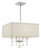 Crystorama 8105-PN Paxton Four Light Chandelier Polished Nickel Main Image.jpg