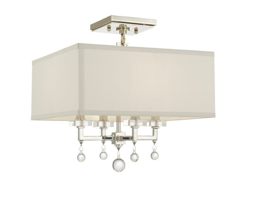 Crystorama 8105-PN_CEILING Paxton Four Light Semi Flush Mount Polished Nickel Main Image.jpg