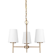 Generation Lighting 3140403-848 Driscoll Three Light Chandelier, Satin Brass Main Image.jpg