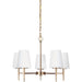 Generation Lighting 3140405-848 Driscoll Five Light Chandelier, Satin Brass Main Image.jpg