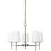 Generation Lighting 3140405-962 Driscoll Five Light Chandelier, Brushed Nickel Main Image.jpg