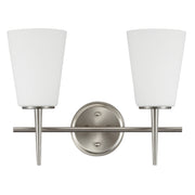 Generation Lighting 4440402-962 Driscoll Two Light Wall / Bath, Brushed Nickel Main Image.jpg