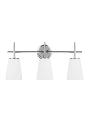 Generation Lighting 4440403-05 Driscoll Three Light Wall / Bath, Chrome Alternate Image.jpg