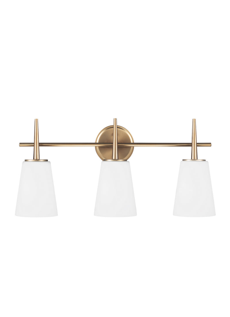 Generation Lighting 4440403-848 Driscoll Three Light Wall / Bath, Satin Brass Alternate Image.jpg