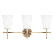 Generation Lighting 4440403-848 Driscoll Three Light Wall / Bath, Satin Brass Main Image.jpg