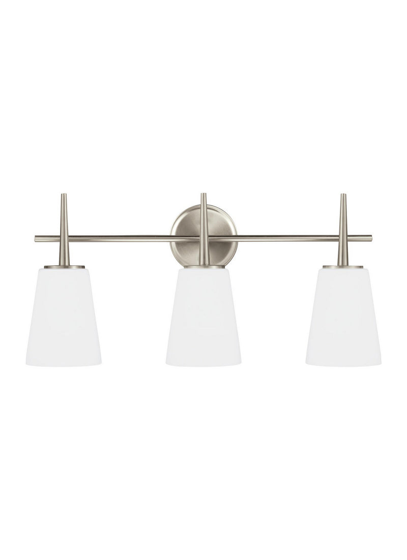 Generation Lighting 4440403-962 Driscoll Three Light Wall / Bath, Brushed Nickel Alternate Image.jpg