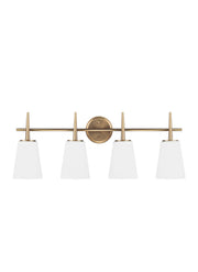 Generation Lighting 4440404-848 Driscoll Four Light Wall / Bath, Satin Brass Alternate Image.jpg