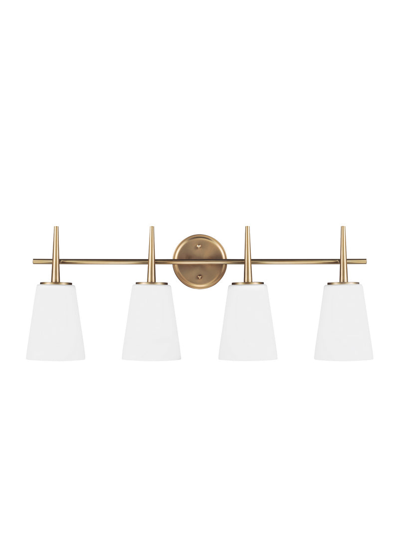 Generation Lighting 4440404-848 Driscoll Four Light Wall / Bath, Satin Brass Alternate Image.jpg