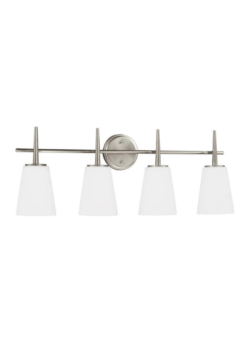 Generation Lighting 4440404-962 Driscoll Four Light Wall / Bath, Brushed Nickel Alternate Image.jpg