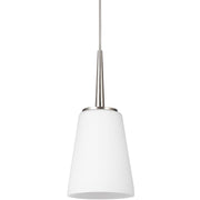 Generation Lighting 6140401-962 Driscoll One Light Mini-Pendant, Brushed Nickel Main Image.jpg