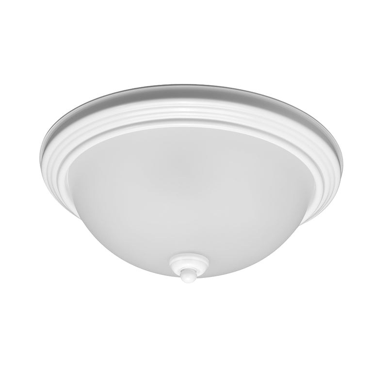 Generation Lighting 77063-15 Geary One Light Flush Mount, White Main Image.jpg