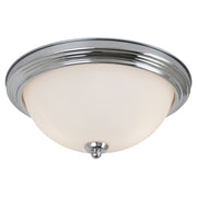 Generation Lighting 77063-05 Geary One Light Flush Mount, Chrome Main Image.jpg